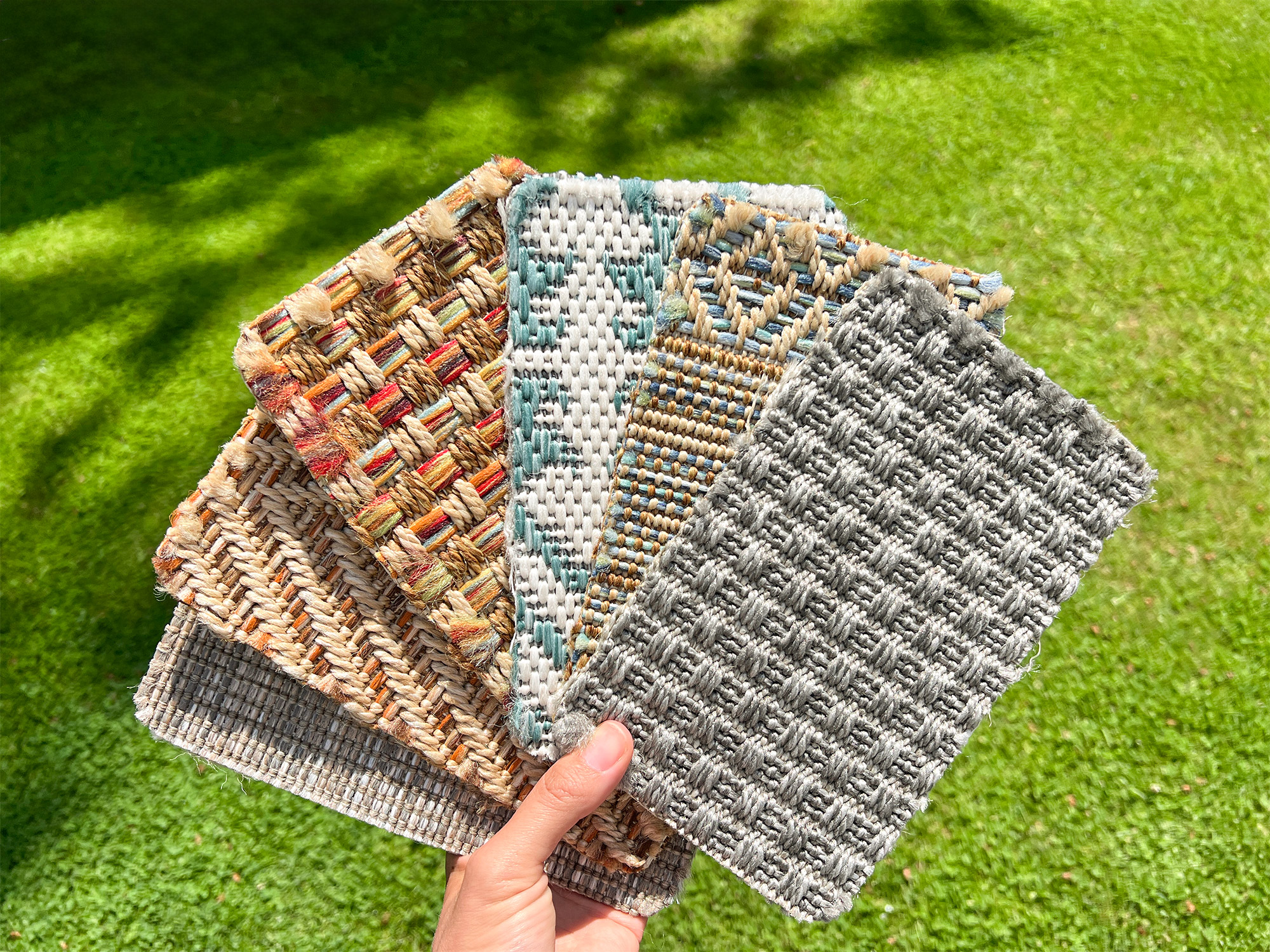 Outdoorteppich ohne Risiko testen