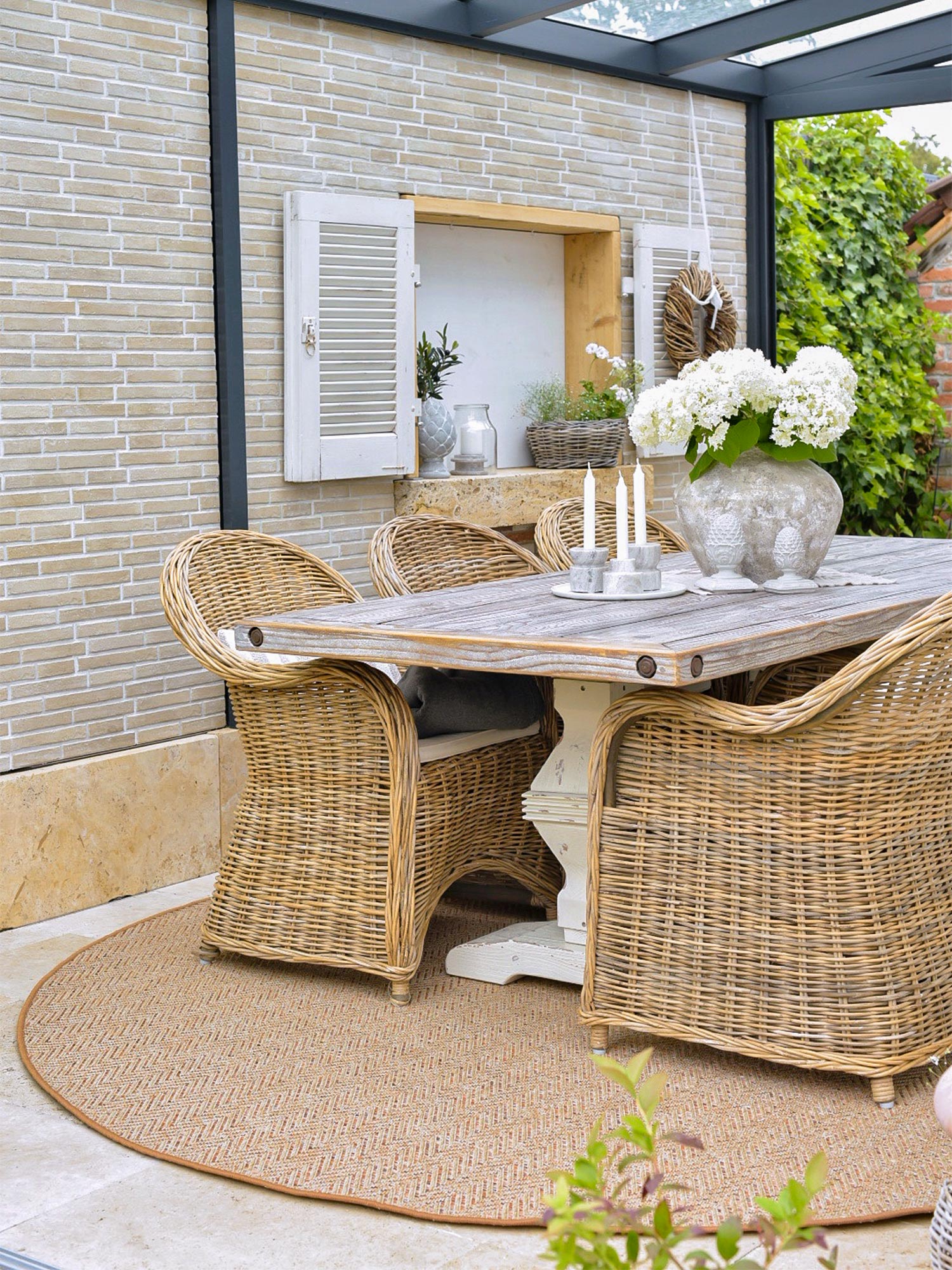 Steffis rustikaler Outdoorbereich